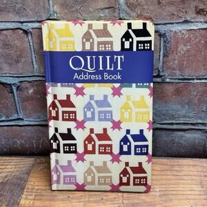 Quilt Address Book Phone Numbers By MQP Hardcover 10"x6" 2005 Quilt Pictures